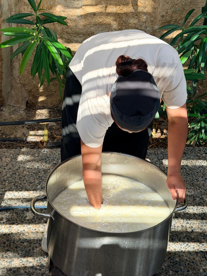 Φτιάχνοντας χαλλούμι στην Πάφο