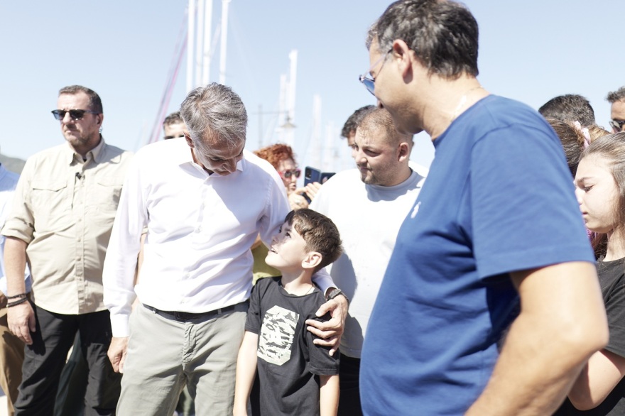 Μητσοτάκης από βόρεια Εύβοια: Σας θέλω έτοιμους στις επάλξεις για τις εκλογές που θα γίνουν την άνοιξη του 2027