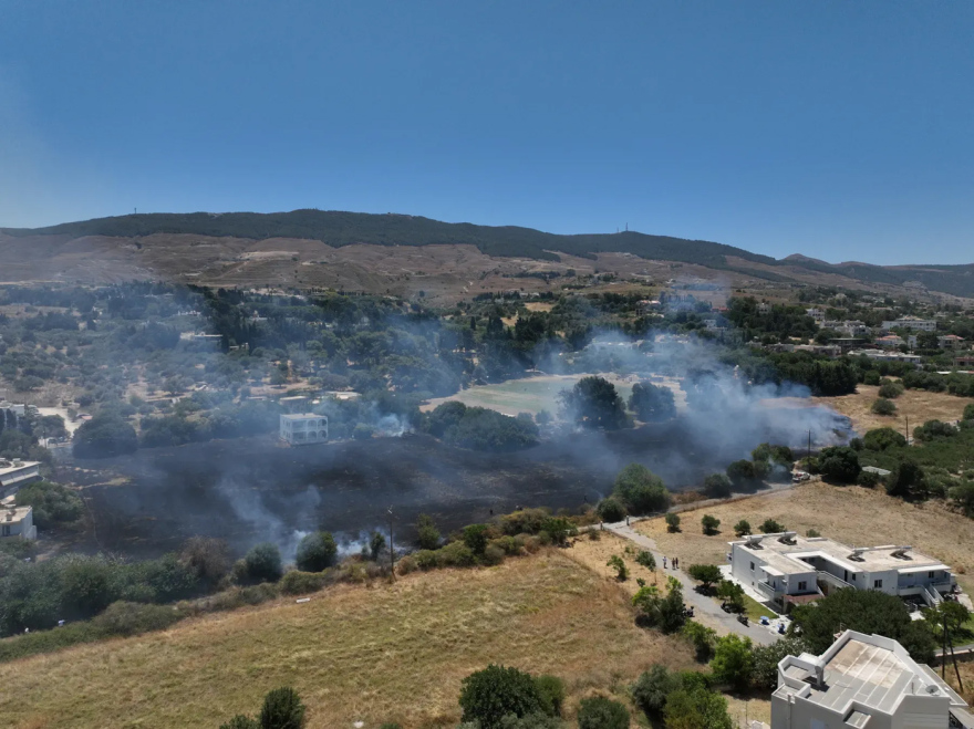 Υπό έλεγχο η φωτιά σε χαμηλή βλάστηση στην Κω
