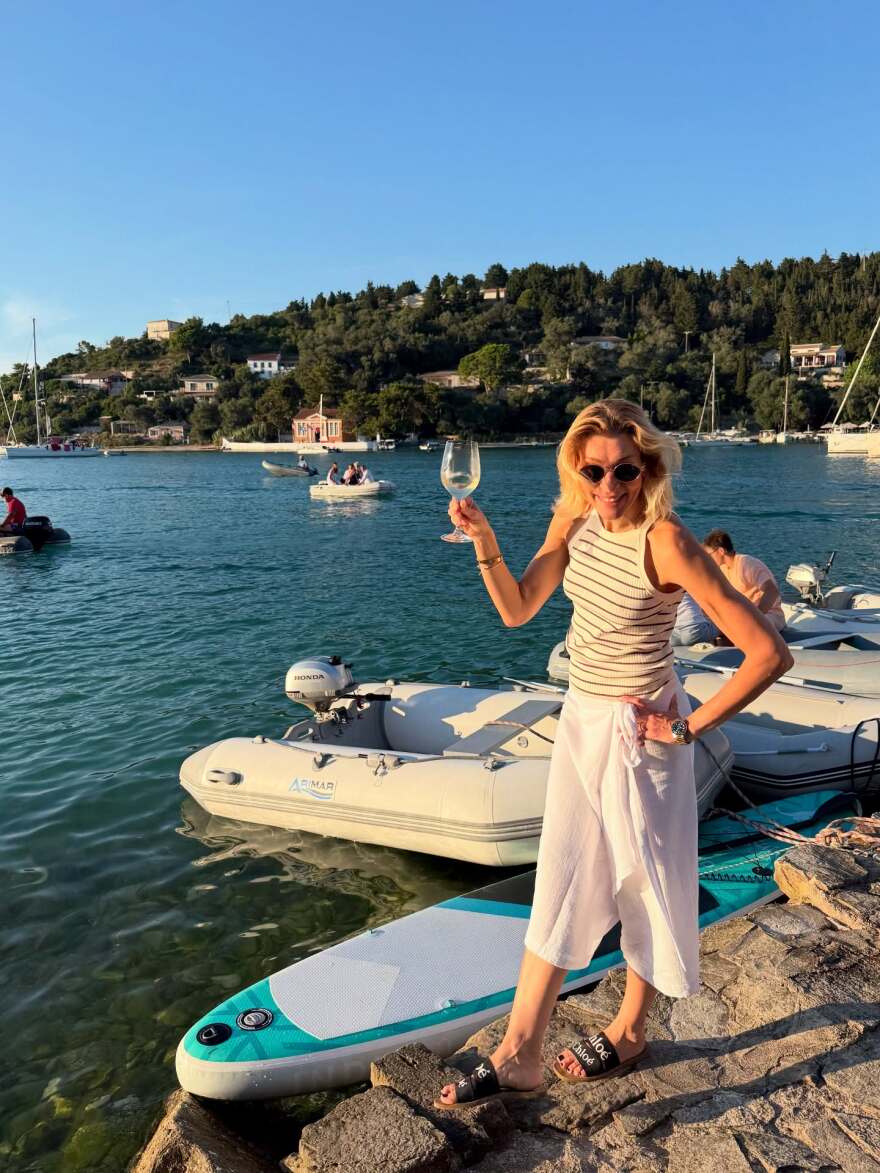 Απόδραση στους Παξούς για τη Ζέτα Δούκα, δείτε εικόνες