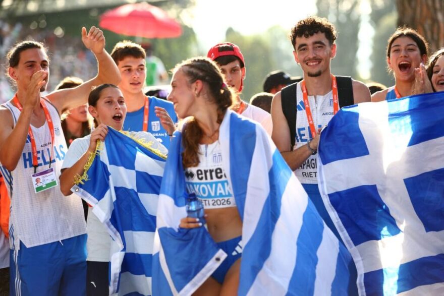 Ευρωπαϊκό πρωτάθλημα στίβου Κ18: Πρωταθλήτρια στα 400 μ. με απίστευτο ρεκόρ η Ελένη Ιακωβάκη, δείτε βίντεο