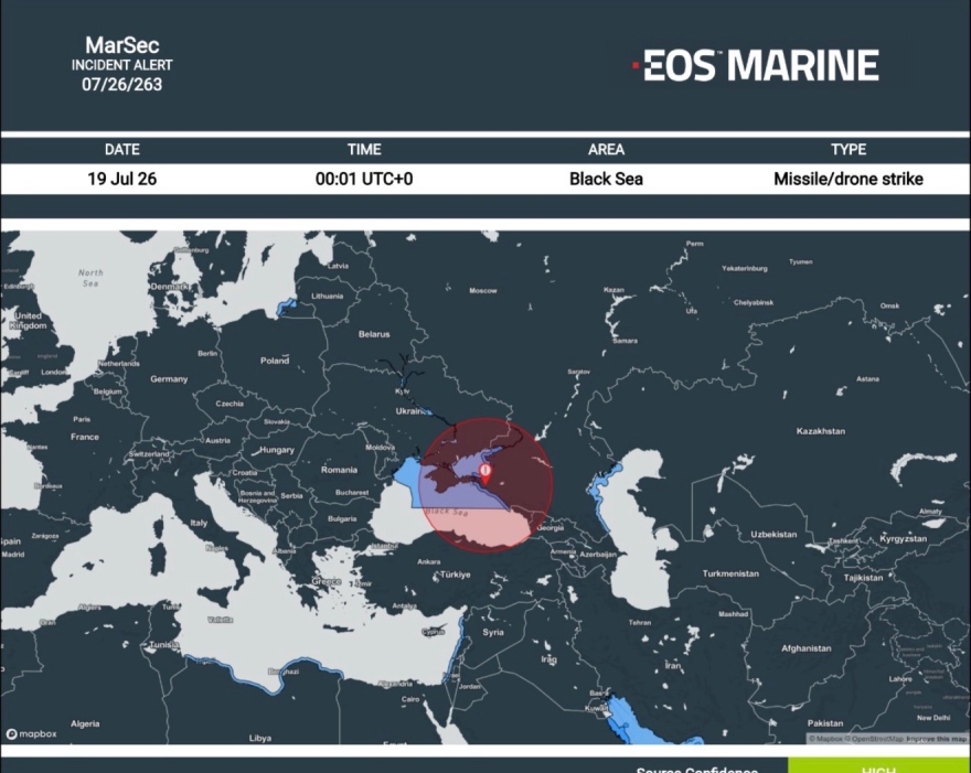Μπαράζ επιθέσεων στη Μαύρη Θάλασσα: Δύο εμπορικά πλοία στο στόχαστρο μέσα σε λίγες ώρες