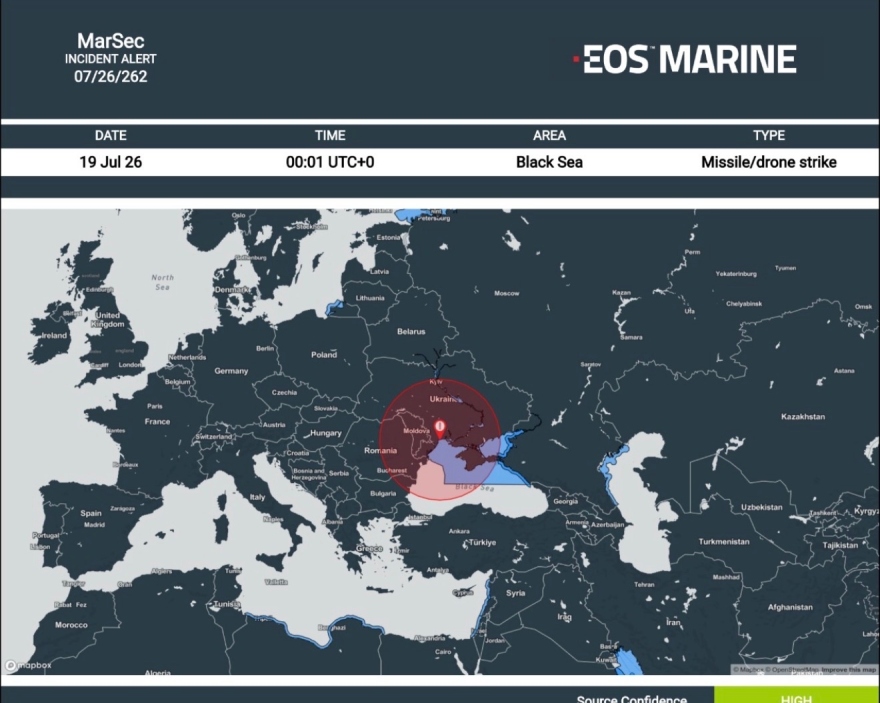 Μπαράζ επιθέσεων στη Μαύρη Θάλασσα: Δύο εμπορικά πλοία στο στόχαστρο μέσα σε λίγες ώρες