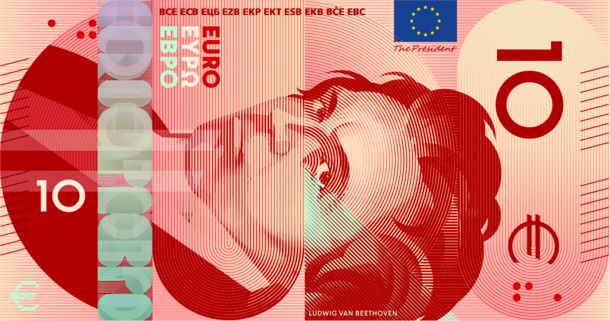 Με Μαρία Κάλλας, Μπετόβεν, Μαρί Κιουρί και Λεονάρντο ντα Βίντσι τα νέα χαρτονομίσματα του ευρώ, δείτε φωτογραφίες 
