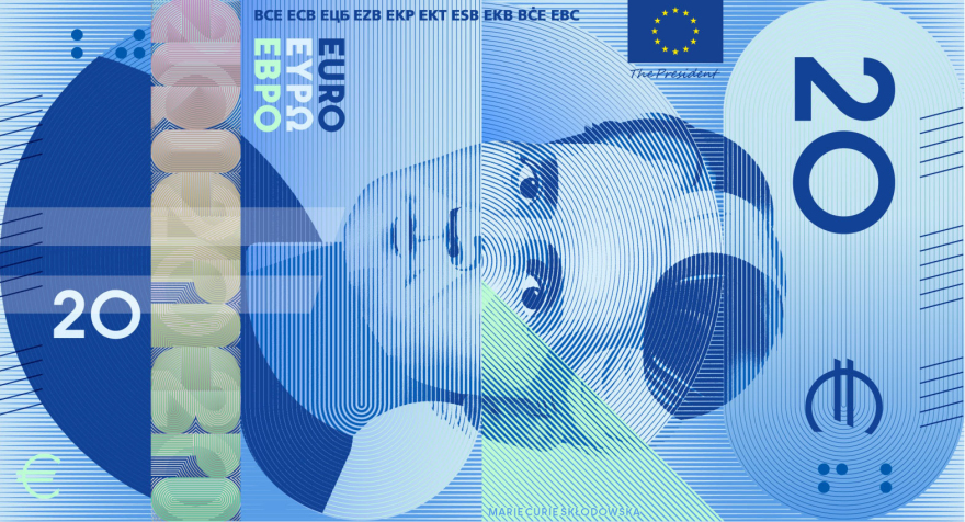 Με Μαρία Κάλλας, Μπετόβεν, Μαρί Κιουρί και Λεονάρντο ντα Βίντσι τα νέα χαρτονομίσματα του ευρώ, δείτε φωτογραφίες 
