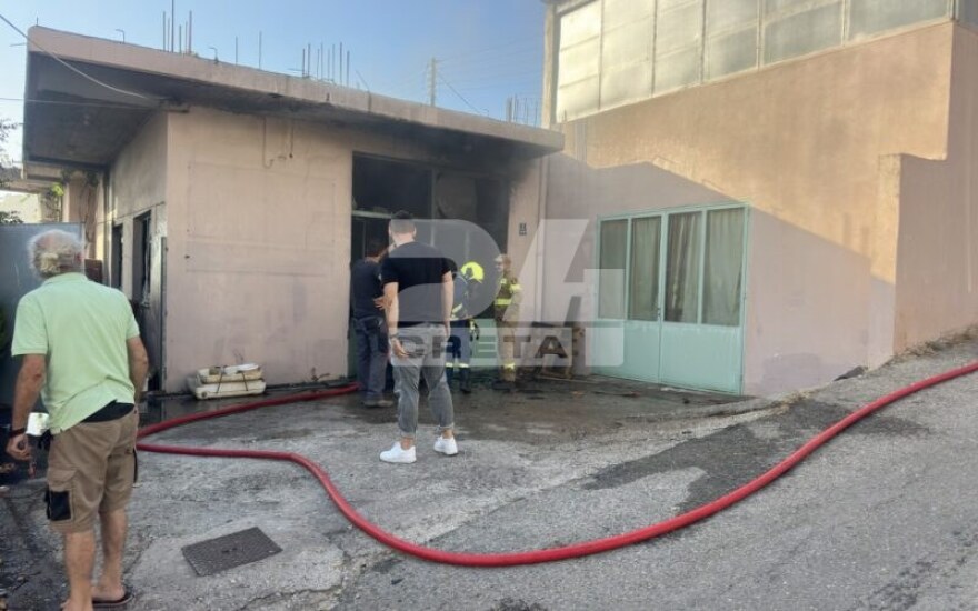 Έκρηξη σε εργαστήριο επισκευής σκαφών στα Χανιά, ένας τραυματίας