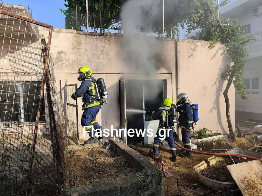 Έκρηξη σε εργαστήριο επισκευής σκαφών στα Χανιά, ένας τραυματίας