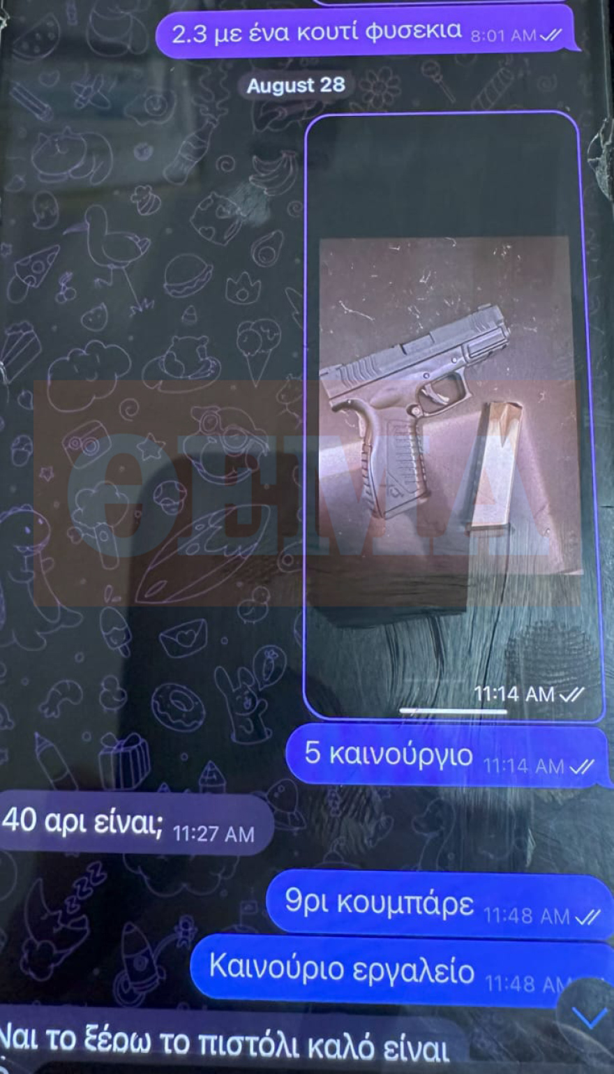 Πώς η μαφία της Κρήτης «διαφήμιζε» το οπλοστάσιό της: Ο τιμοκατάλογος στα SMS, βίντεο από μπαλωθιές με καλάσνικοφ, δεσμίδες χρημάτων και σφαίρες