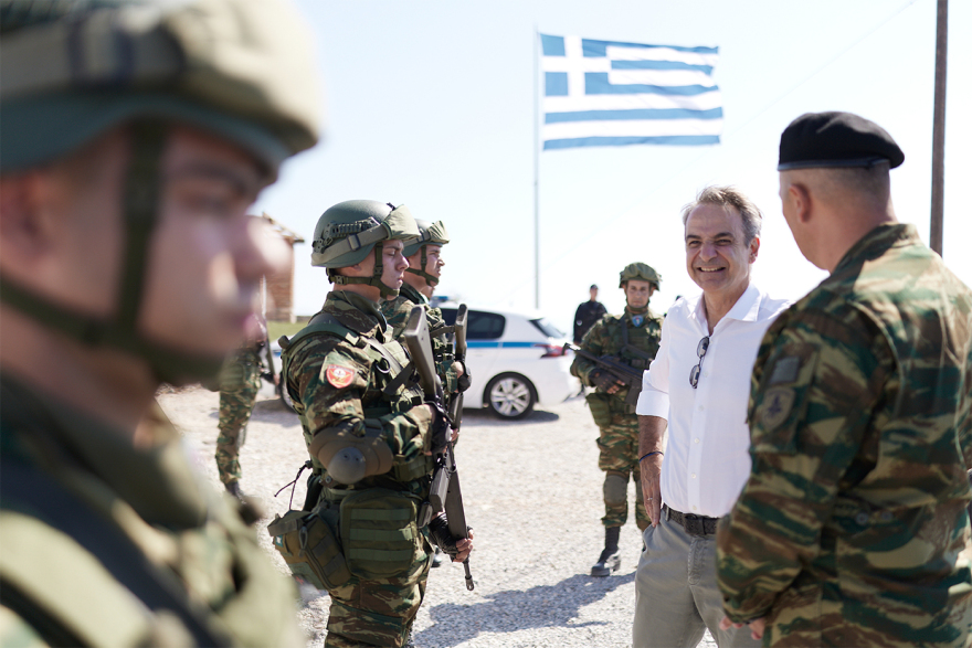 Μητσοτάκης από Αγαθονήσι: Να αισθάνονται ασφαλείς οι νησιώτες, θα εμποδίσουμε τους άθλιους διακινητές να εκμεταλλεύονται απελπισμένους