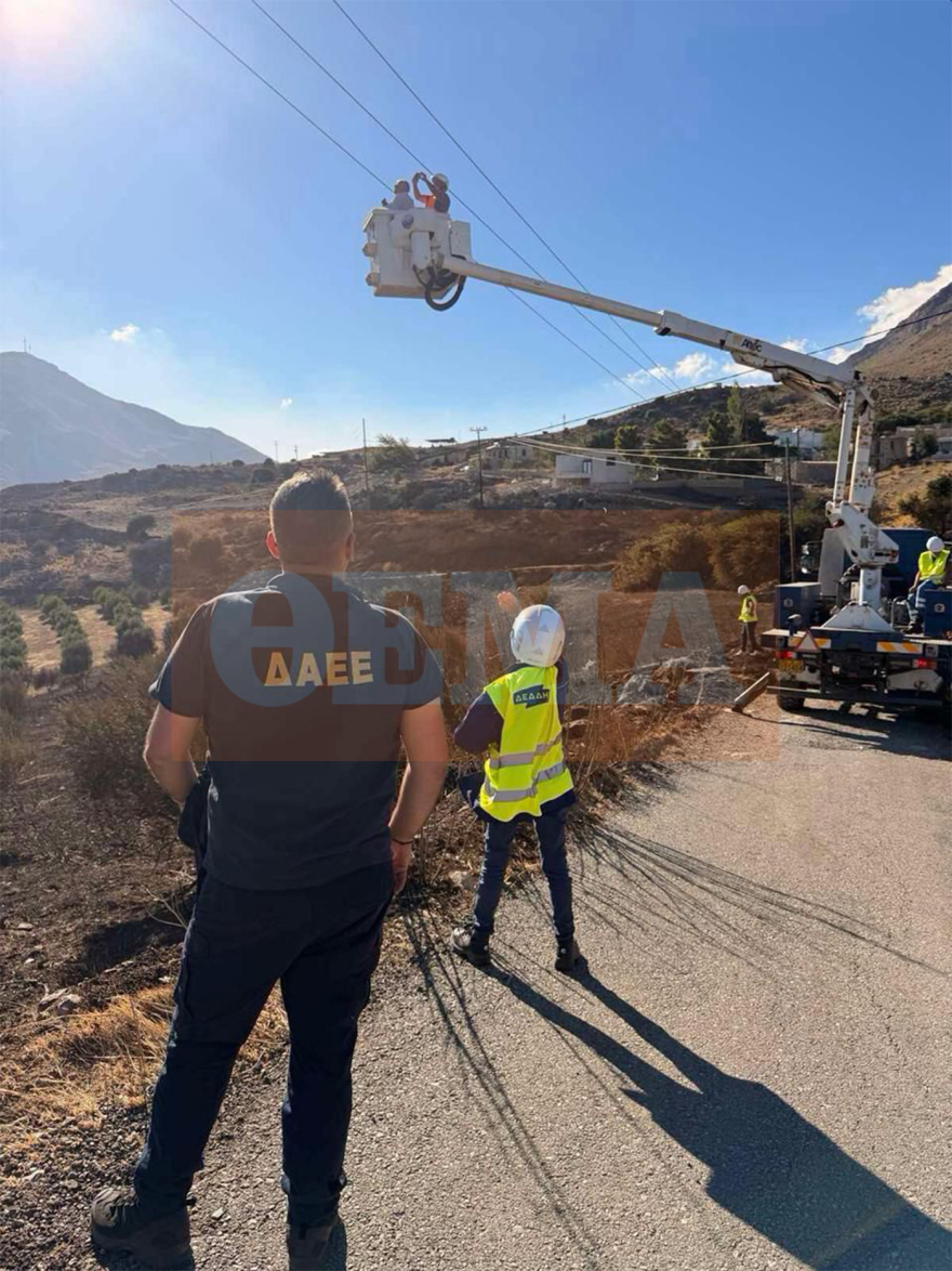 Από κολόνα ηλεκτροδότησης ξεκίνησε η φωτιά στο Ρέθυμνο: Συνελήφθη υπεύθυνος του ΔΕΔΔΗΕ, καθοριστική η κατάθεση του πραγματογνώμονα 
