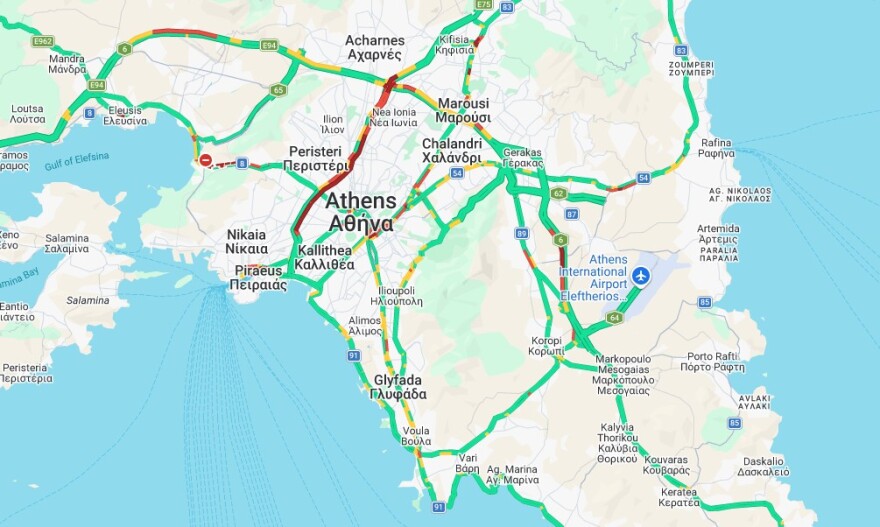 Τροχαίο με 2 τραυματίες στην Αττική οδό στον κόμβο Παιανίας, σοβαρά ο ένας διακομίστηκε στο ΚΑΤ