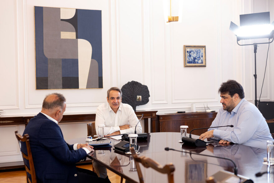 Για τη νέα ΔΕΘ του 2030 συζήτησαν Μητσοτάκης-Αγγελούδης στο Μαξίμου