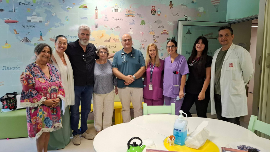 Βλαδίμηρος Κυριακίδης: Για πέμπτη συνεχόμενη χρονιά στο ΠΑΓΝΗ, βρέθηκε κοντά στα παιδιά και άκουσε τις ιστορίες τους