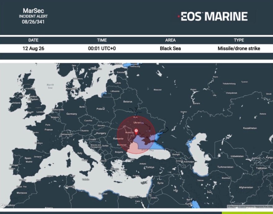 Επίθεση με drone σε φορτηγό πλοίο ενώ φόρτωνε στην Οδησσό – Ένας ναυτικός τραυματίστηκε
