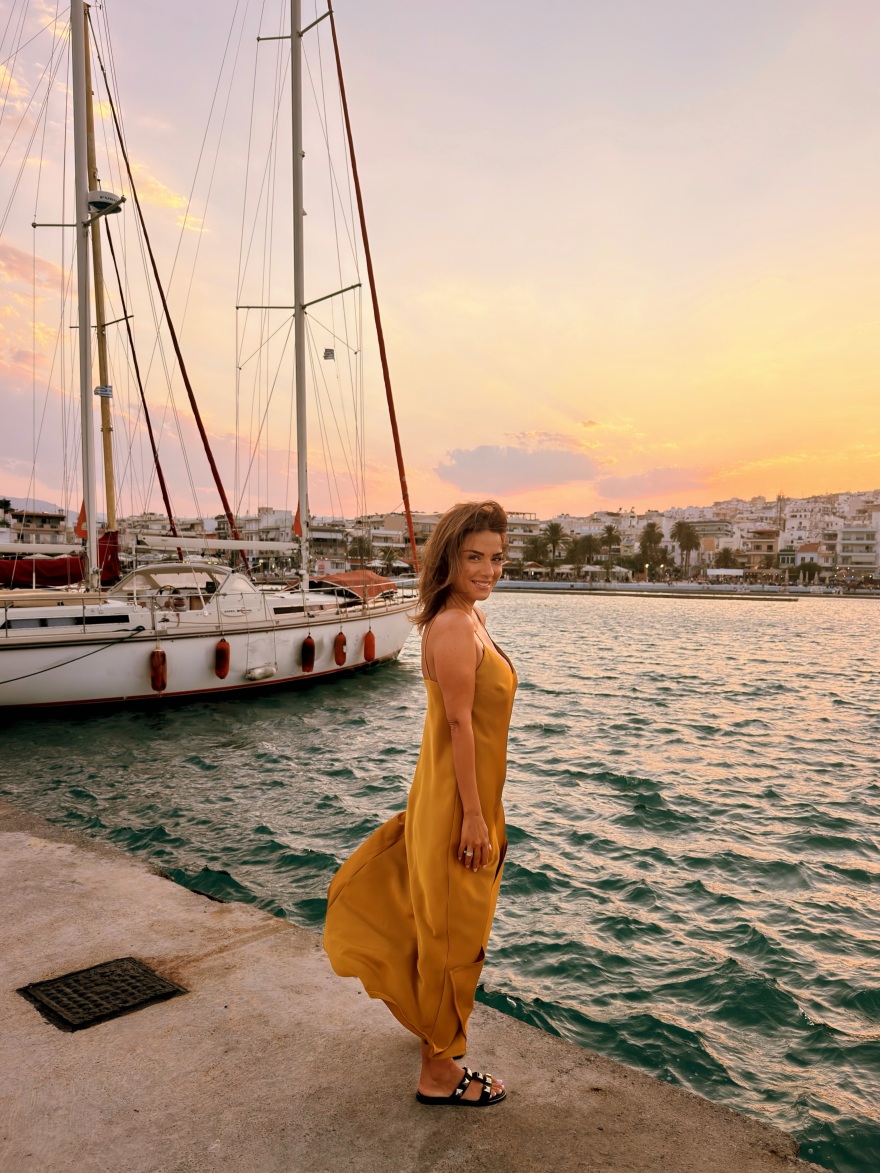 Βάσω Λασκαράκη: Οι φωτογραφίες της από την επίσκεψή της στη Σητεία