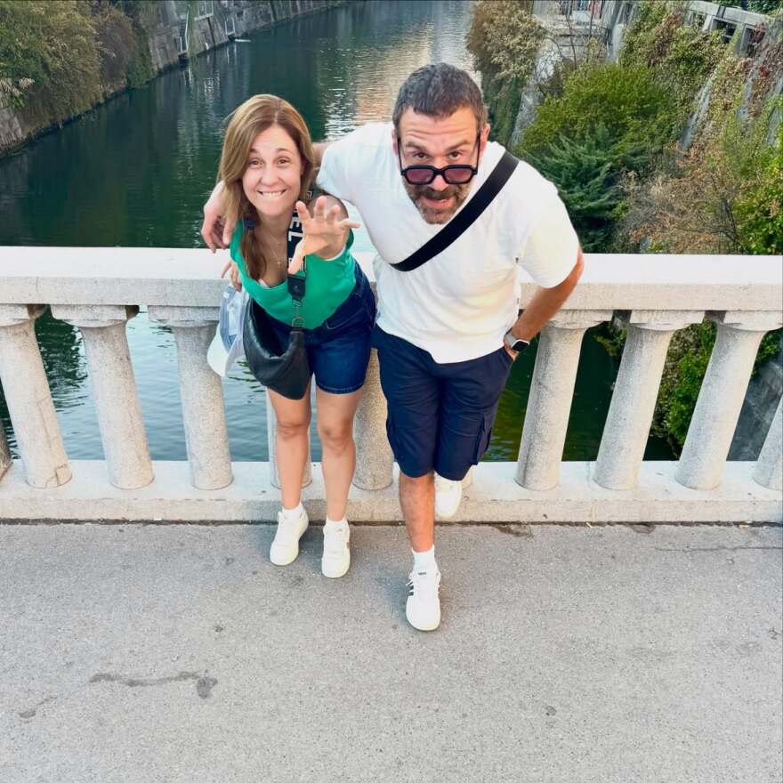 Η Θάλεια Ματίκα και ο Τάσος Ιορδανίδης ταξίδεψαν στη Σλοβενία, οι φωτογραφίες από τη Λιουμπλιάνα