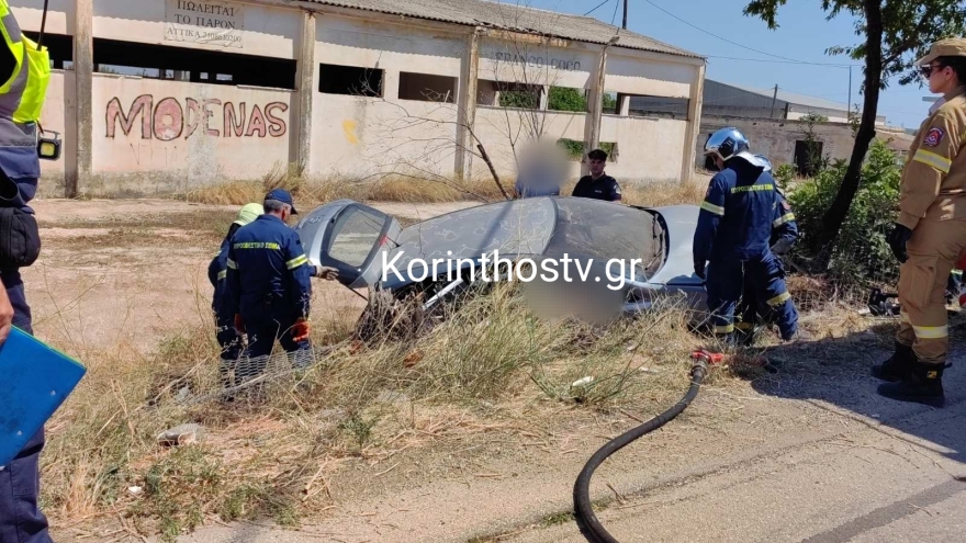 Σοβαρό τροχαίο με τέσσερις τραυματίες στην Κορίνθου - Εξαμιλίων