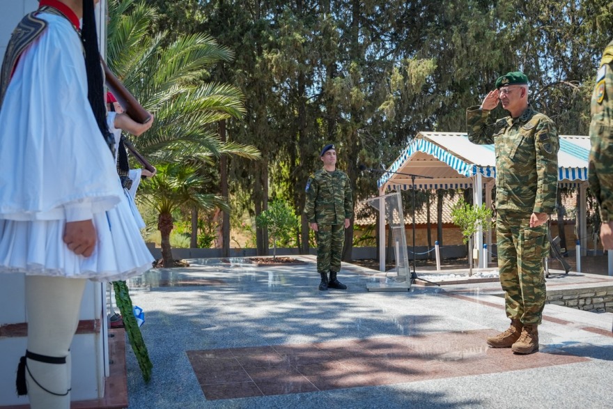 Στην Κύπρο ο Αρχηγός ΓΕΕΘΑ: Επισκέφθηκε τη Φρεγάτα «Νικηφόρος Φωκάς» και τα μαχητικά F-16 που σταθμεύουν στο νησί