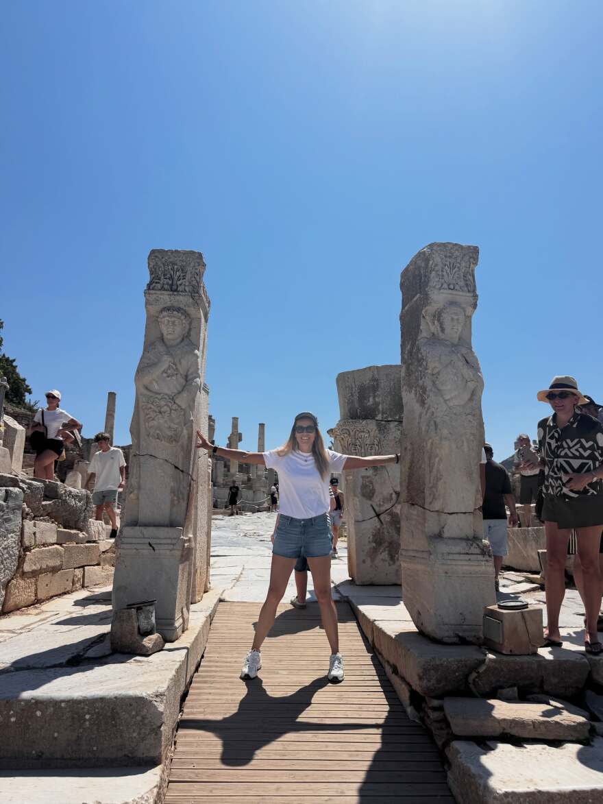 Η Μαριέττα Χρουσαλά επισκέφτηκε την αρχαία πόλη της Εφέσου: Ένας τόπος απαράμιλλης ομορφιάς, έγραψε