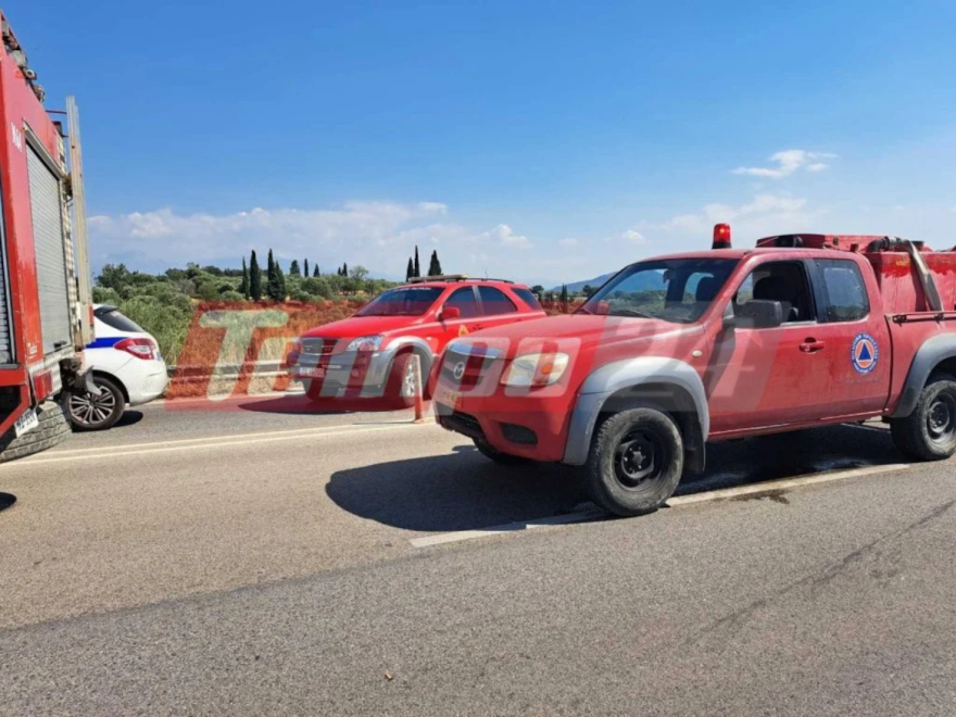 Μετωπική δύο οχημάτων στην Κάτω Αχαΐα: Αυτοκίνητο «άρπαξε» φωτιά, απανθρακώθηκε ο οδηγός, δείτε φωτογραφίες 