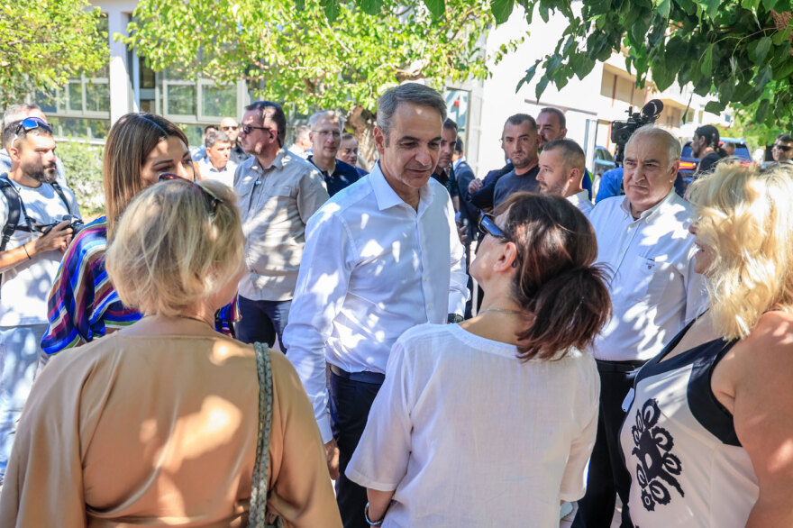 Στο Ειδικό Σχολείο Καισαριανής που ανακαινίστηκε με το «Μαριέττα Γιαννάκου» ο Μητσοτάκης: Επιβράβευσή μας τα χαμόγελα των παιδιών