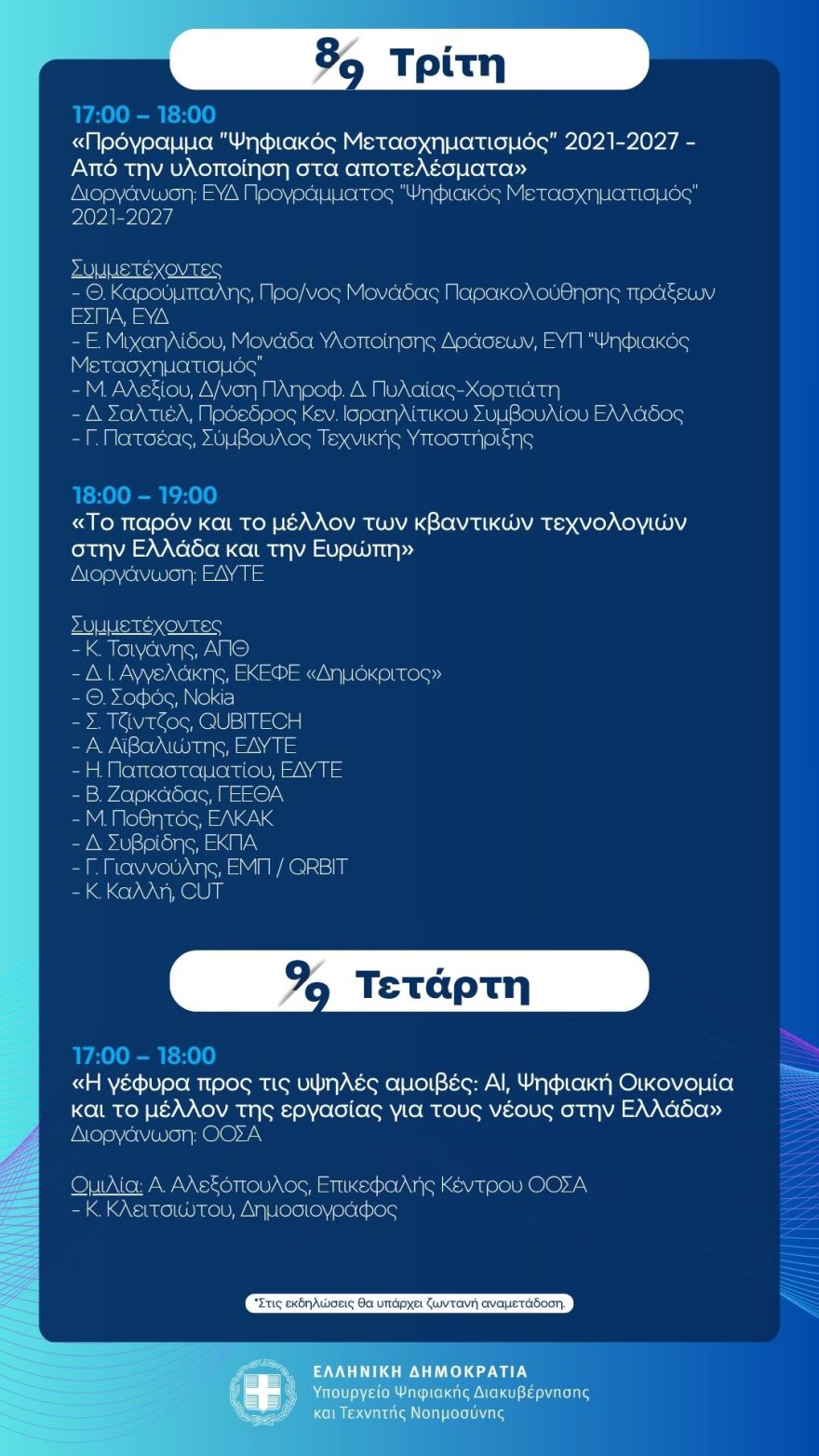 Από τις ουρές του Δημοσίου στην ΑΙ και τους μικροδορυφόρους: Πώς αλλάζει το ψηφιακό κράτος μετά το gov.gr