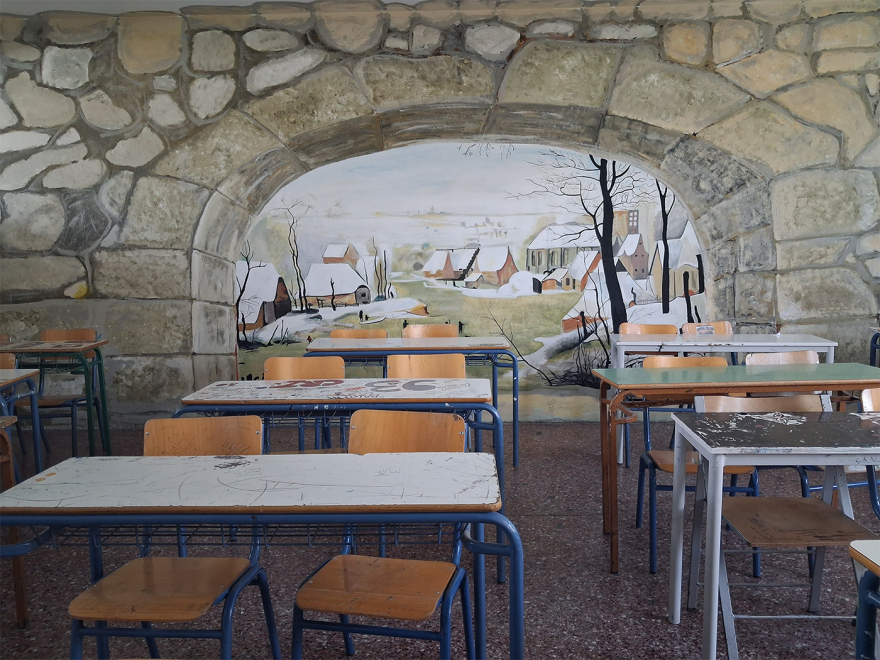 Μια καθηγήτρια είδε έναν άσχημο τοίχο και άλλαξε όλο το σχολείο: Η απίστευτη μεταμόρφωση του 39ου Γυμνασίου Αθηνών στην Κυψέλη