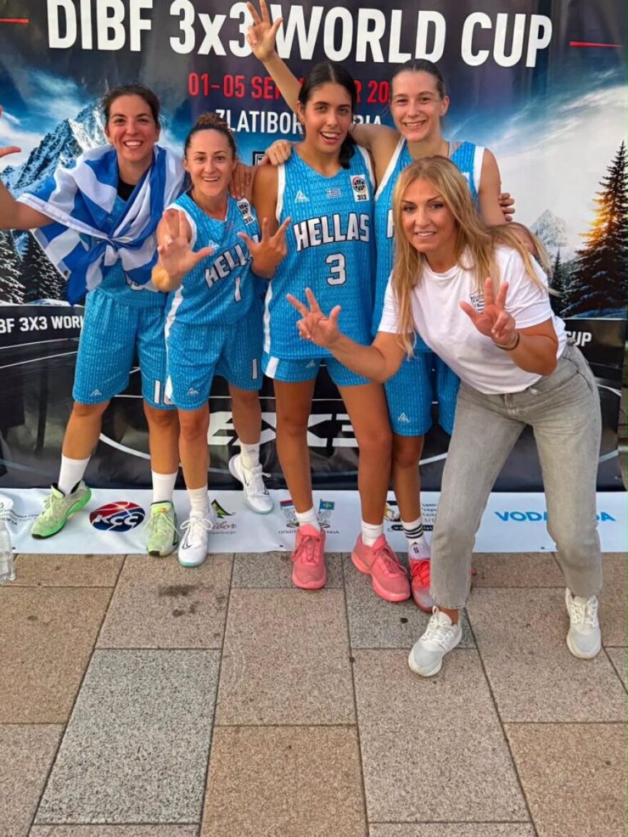Χάλκινo μετάλλιο για την Εθνική Γυναικών 3×3 Μπάσκετ Κωφών στο Παγκόσμιο Κύπελλο στη Σερβία