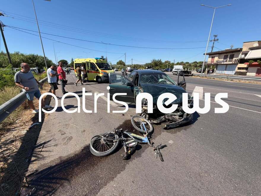 Πύργος: Νεκρός ποδηλάτης- Προσέκρουσε σε ΙΧ που προσπάθησε να διασχίσει κάθετα την Εθνική Οδό 10 Ενας νεκρός και πέντε τραυματίες σε τροχαίο στον Πύργο: ΙΧ πήγε να διασχίσει κάθετα την Εθνική Οδό