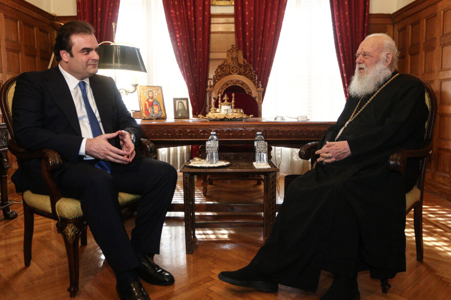 Ο Πιερρακάκης επισκέφθηκε τον Αρχιεπίσκοπο Ιερώνυμο, δείτε φωτογραφίες