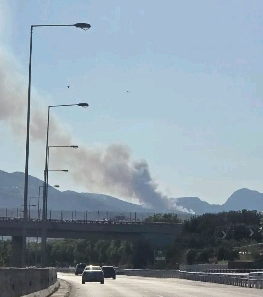 Φωτιά τώρα στο Κανδήλι Μεγάρων, σηκώθηκαν 6 εναέρια 