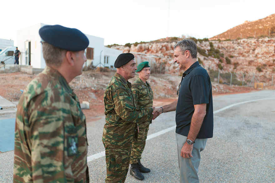 Μηνύματα προς το εξωτερικό και το εσωτερικό από τον Μητσοτάκη στο Καστελόριζο