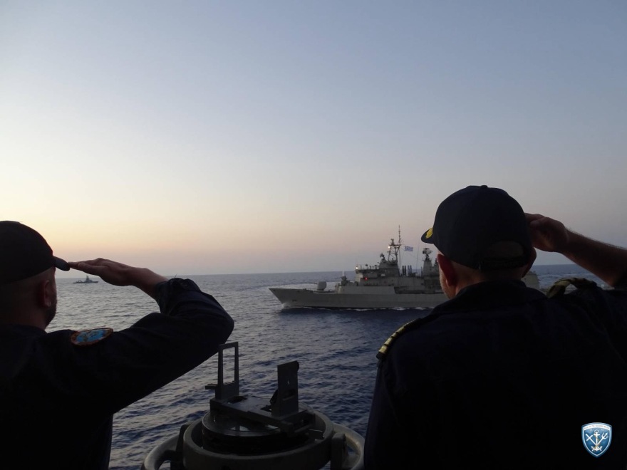 Συνεκπαίδευση του Πολεμικού Ναυτικού με μονάδες του ισραηλινού ναυτικού στην Ανατολική Μεσόγειο, δείτε φωτογραφίες