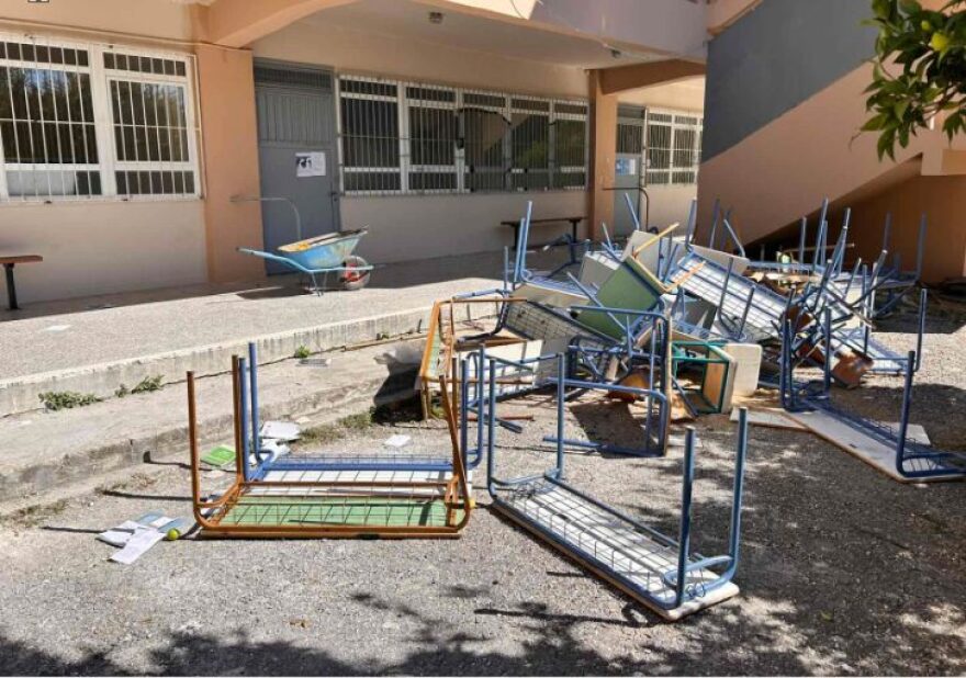 Βανδάλισαν σχολείο στην Καλαμάτα λίγο μετά την ανακαίνισή του, μήνυση από τον Δήμο