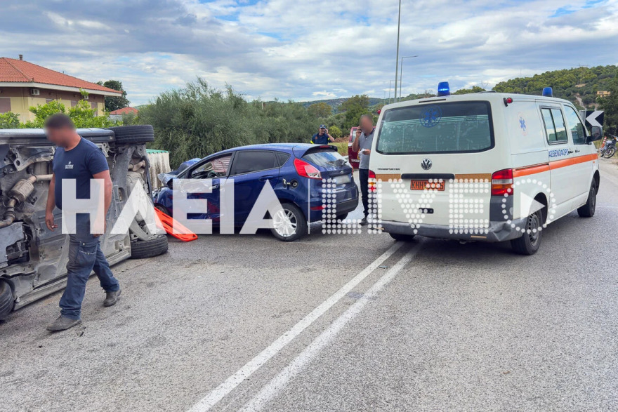 Έξι τραυματίες σε σφοδρό τροχαίο στην Ηλεία, ανάμεσά τους δύο παιδιά