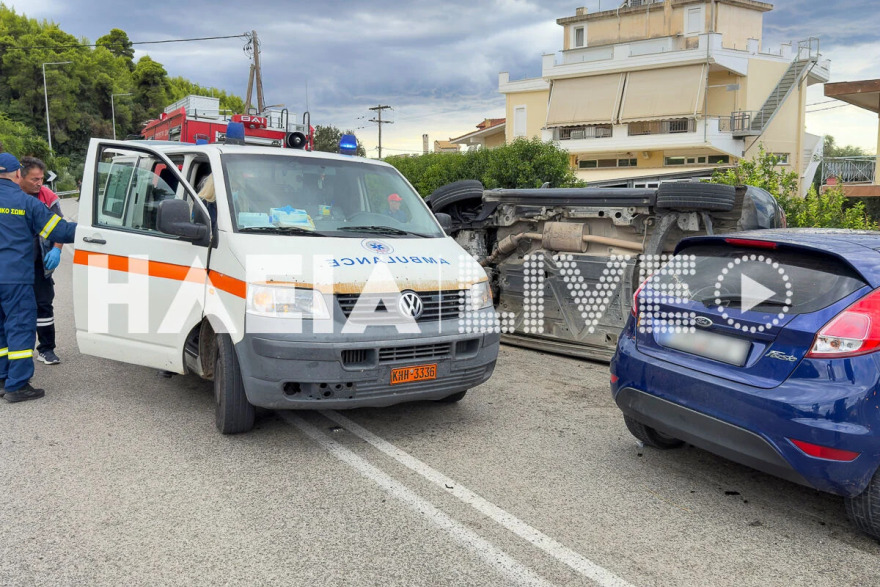 Έξι τραυματίες σε σφοδρό τροχαίο στην Ηλεία, ανάμεσά τους δύο παιδιά