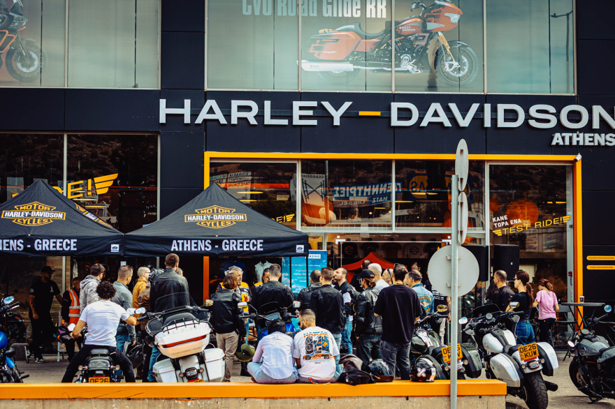 Harley-Davidson Athens: Υποδέχθηκε το Harley-Davidson Demo Truck 2026 με περισσότερους από 240 αναβάτες και 320 test drives
