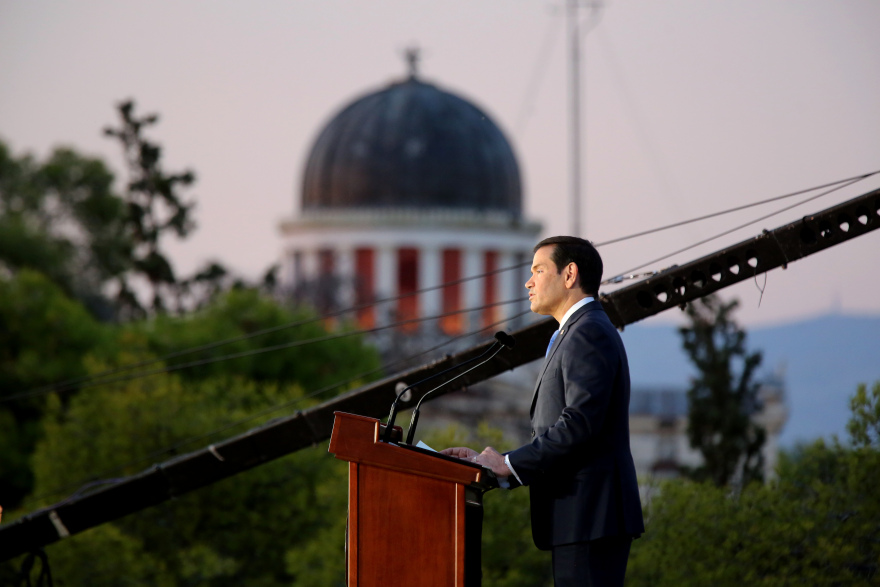 To μανιφέστο Ρούμπιο από την Πνύκα: Το δίλημμα «ισχύς ή παρακμή» για τη Δύση και ο ανταγωνισμός του με τον Τζέι ντι Βανς για την επόμενη ημέρα στις ΗΠΑ