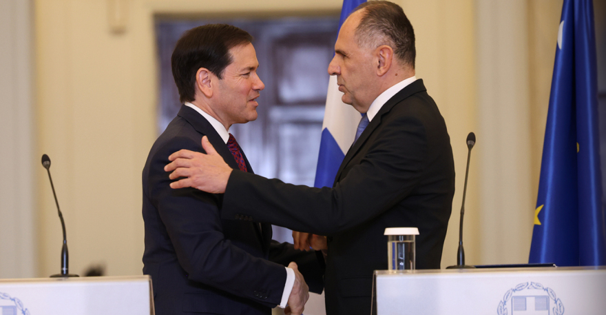 Ρούμπιο στην Αθήνα: «Η Ευρώπη να ακολουθήσει το παράδειγμα της Ελλάδας» – Εξοπλισμοί 4 δισ. και συμμαχία στην ενέργεια  
