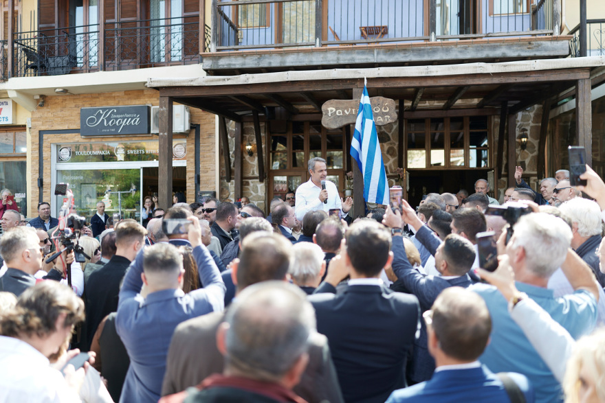 Μητσοτάκης από Χαλκιδική: Σε δύο επίπεδα η στήριξη για το πετρέλαιο θέρμανσης, μόνο με αυτοδυναμία θα μπορούμε να παίρνουμε αποτελεσματικές αποφάσεις με λογοδοσία