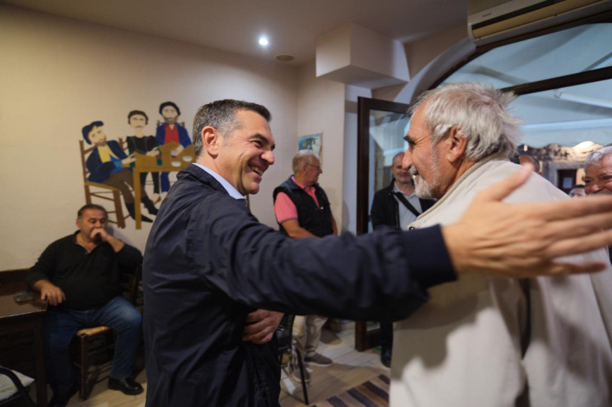 Δέσμευση μας η στήριξη της κοινωνίας και της παραγωγής, είπε ο Τσίπρας από την Κρήτη