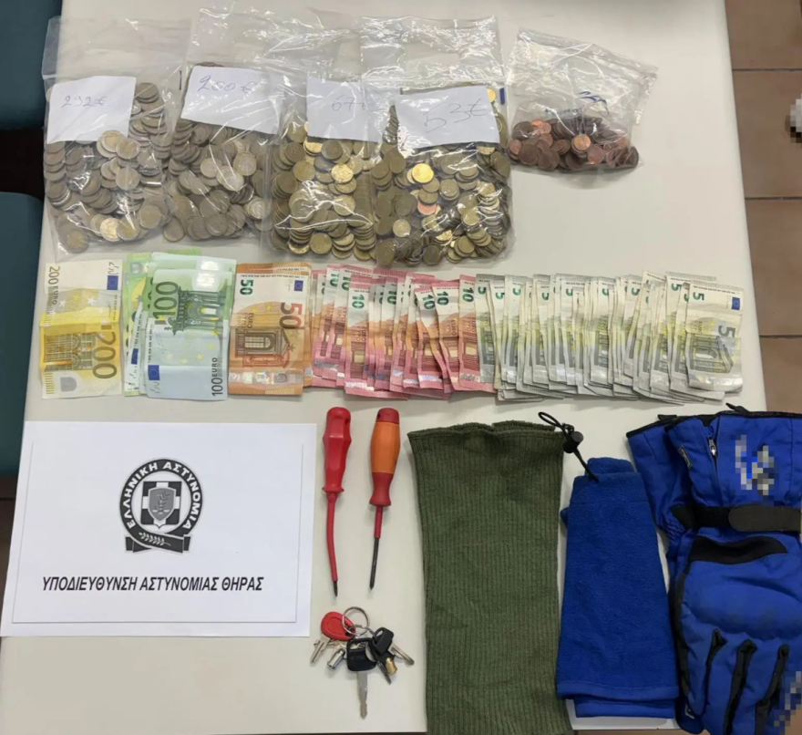 «Χτυπούσε» εκκλησίες και άδειαζε τα παγκάρια στην Θηρασιά, πέντε διαρρήξεις μέσα σε τρεις ημέρες