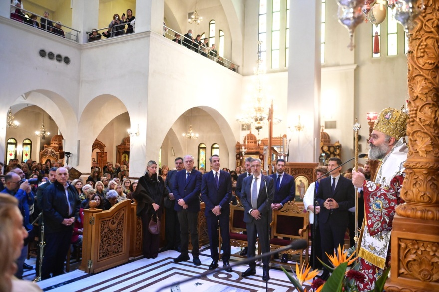 Στον Άγιο Δημήτριο ο Κυριάκος Μητσοτάκης, ακολουθούν Κιλκίς και Θεσσαλονίκη: Τα συγχαρητήρια από τον Αρχιεπίσκοπο Αυστραλίας για τη Μονή Σινά