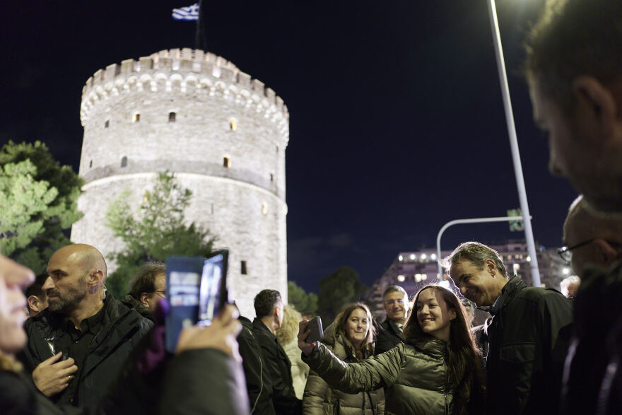 Μητσοτάκης: Δεν φωτίζουμε μόνο τον Λευκό Πύργο, φωτίζουμε ολόκληρη τη Θεσσαλονίκη, ολόκληρη τη Μακεδονία