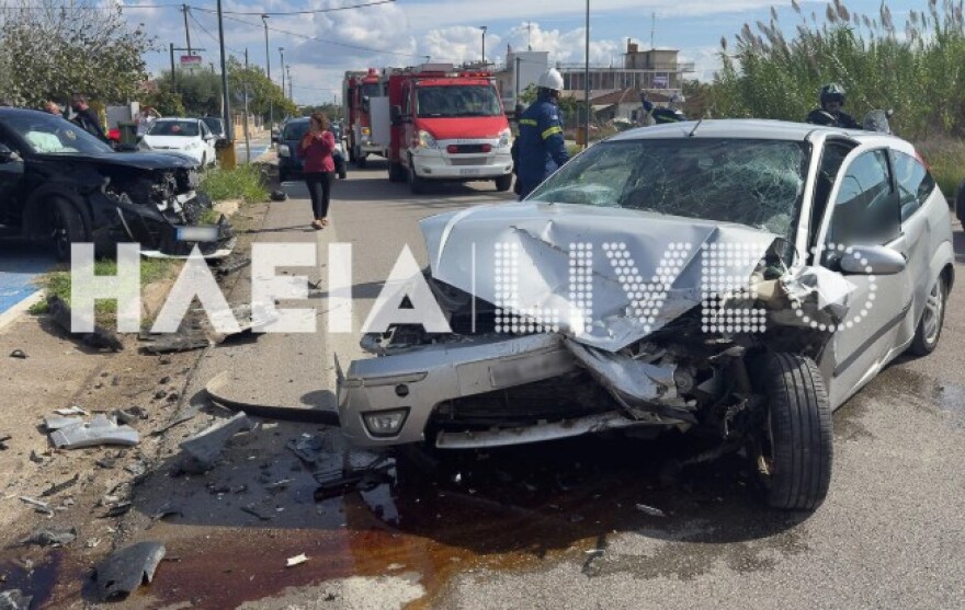 Τραγωδία στον Πύργο: Μία νεκρή και δύο σοβαρά τραυματίες έπειτα από μετωπική σύγκρουση ΙΧ, δείτε φωτογραφίες