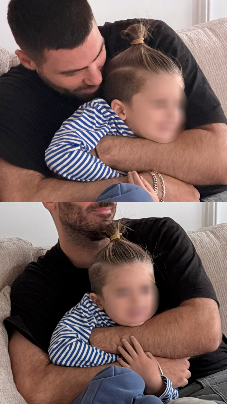 Η Ιωάννα Τούνη απαθανατίζει τον σύντροφό της αγκαλιά με τον γιο της: Λιώνω, γράφει