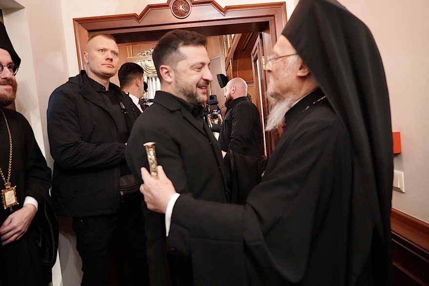 Συνάντηση Βαρθολομαίου - Ζελένσκι: Στήριξη στην Ουκρανία και έκκληση για επιστροφή των απαχθέντων παιδιών