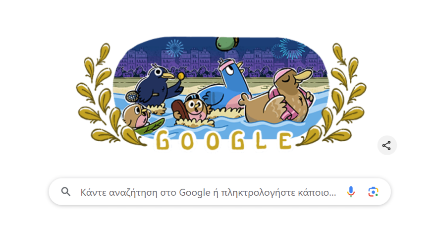 Google Doodle - Ολυμπιακοί Αγώνες 2024: Ξεκινά η λαμπρή γιορτή στο Παρίσι 