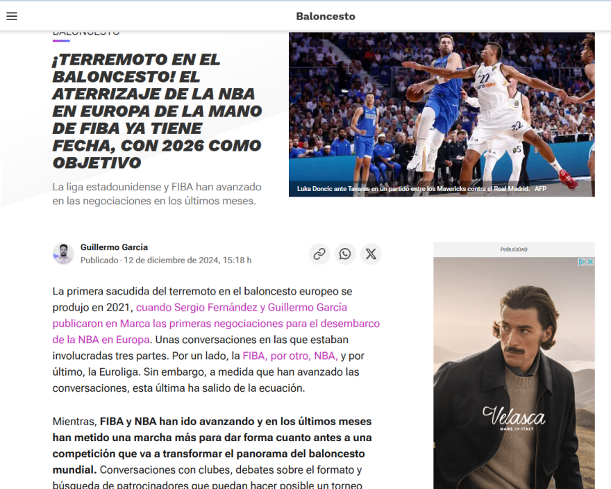 Το NBA ετοιμάζει την... απόβαση του στην Ευρώπη το 2026