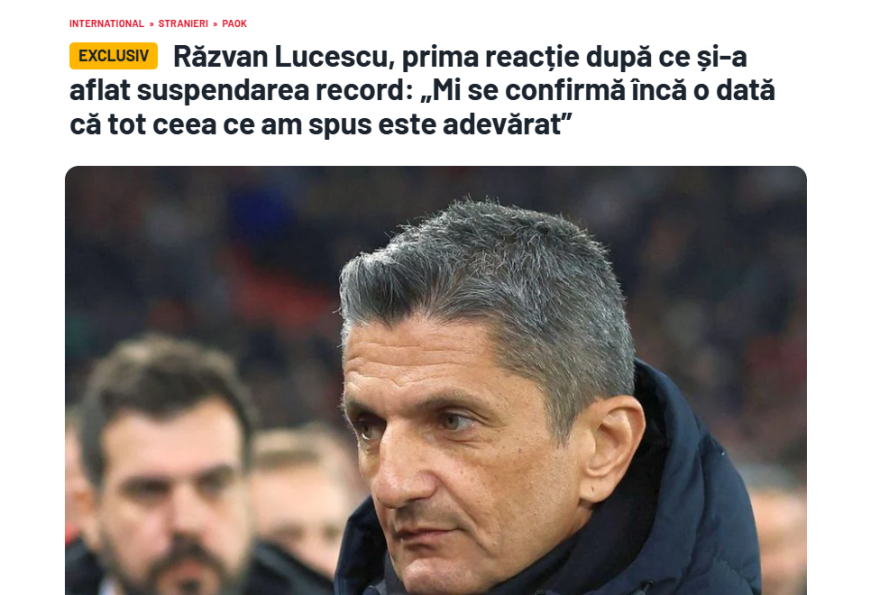 Λουτσέσκου: «Θέλουν να μας αποσταθεροποιήσουν με κάθε μέσο, αλλά θα απαντήσουμε όπως το 2019»